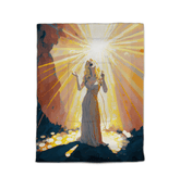 Cloud-like SurArt 71 Twin Comforter on bed, showcasing supreme softness for a peaceful sleep.